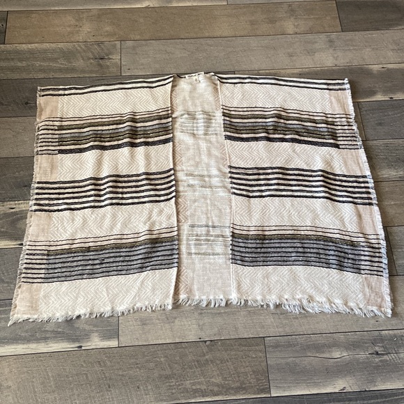 Michael Stars Ruana Blanket Poncho Cardigan Wrap - Picture 10 of 11